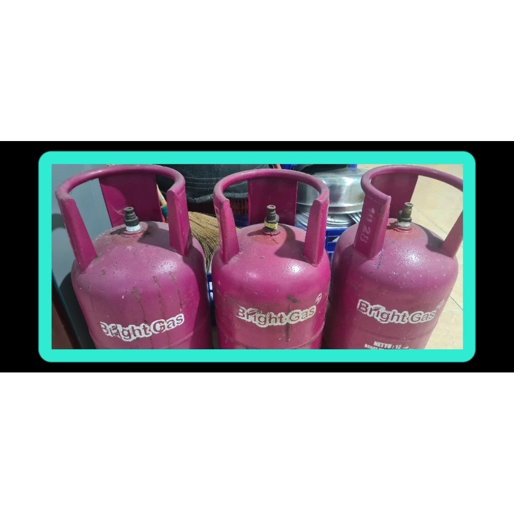 Tabung Gas Bright 12 Kg - Praktis, Bisa Diisi Ulang, Pengiriman Cepat