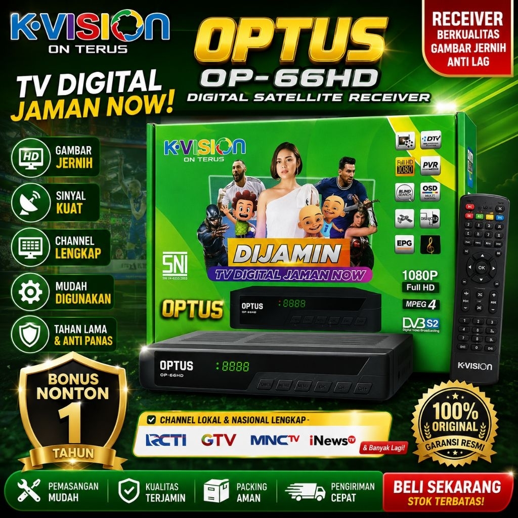 RECEIVER KVISION GOL (GARDINER OPTUS LGSAT)