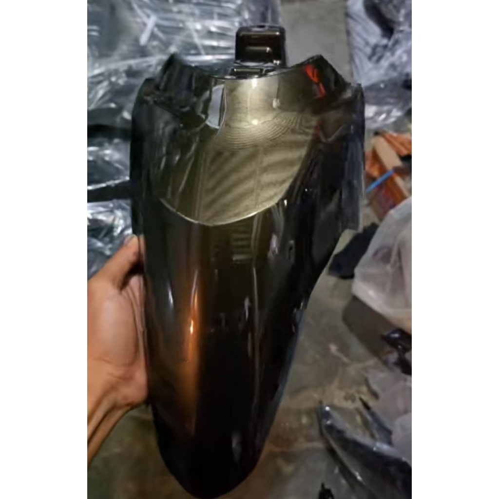 cat pu titanium brown metalik