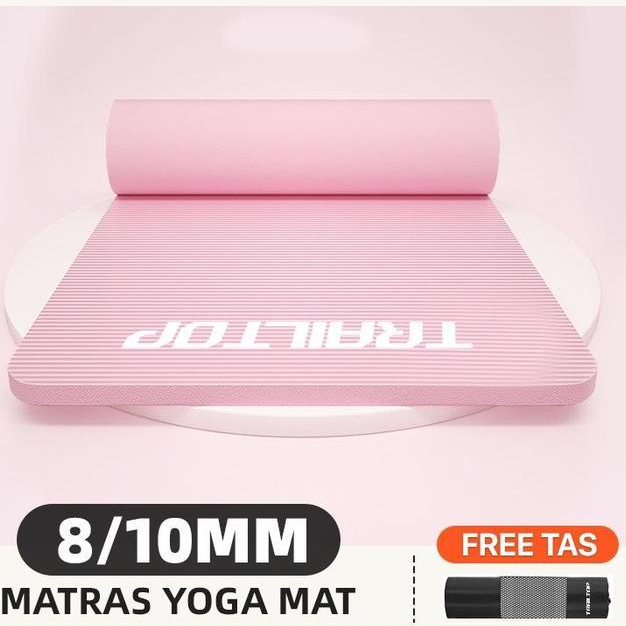Speeds Avtech - Yoga Mat Nbr Matras Olahraga With Tas Matras Yoga Anti Slip Karpet Olahraga Tebal 10