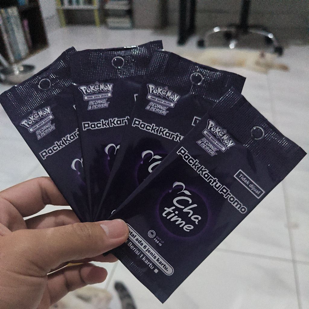 Pack Kartu Promo Pokemon Chatime