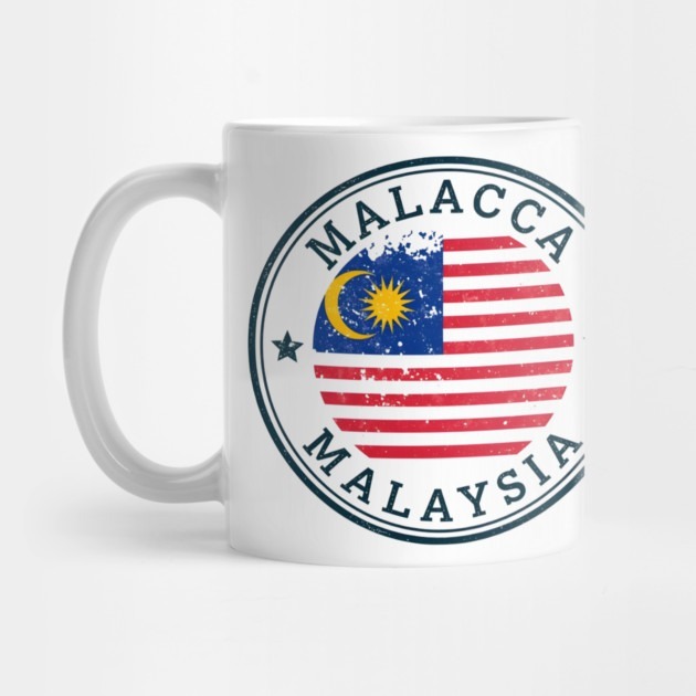 Gelas Keramik Souvenir Malaysia - Malacca Tea Mug