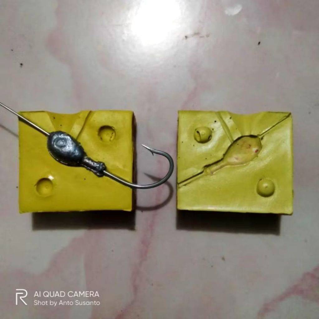 Moulding Cetakan Spiner Bait Umpan Casting Gabus Toman