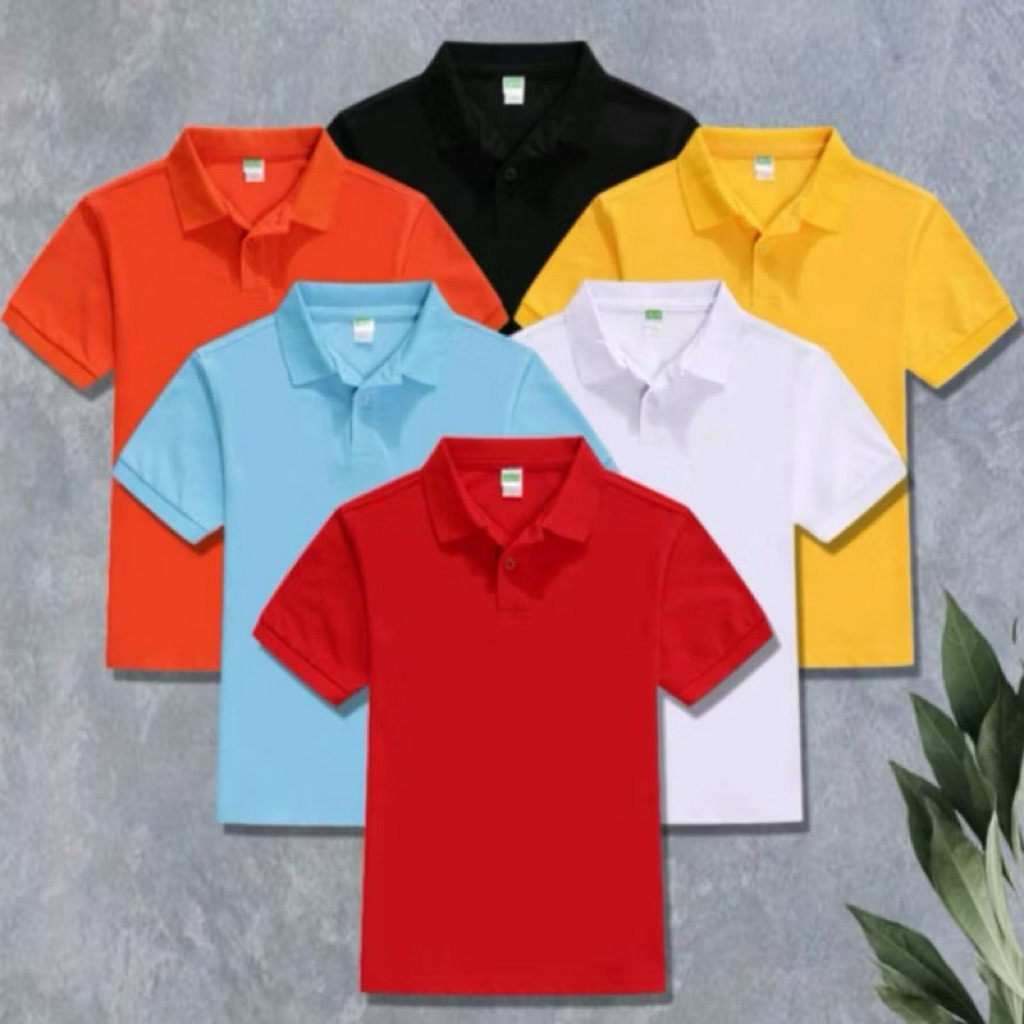Kaos Anak Polo Kaos Anak Kerah Laki Laki Perempuan 2-9 tahun