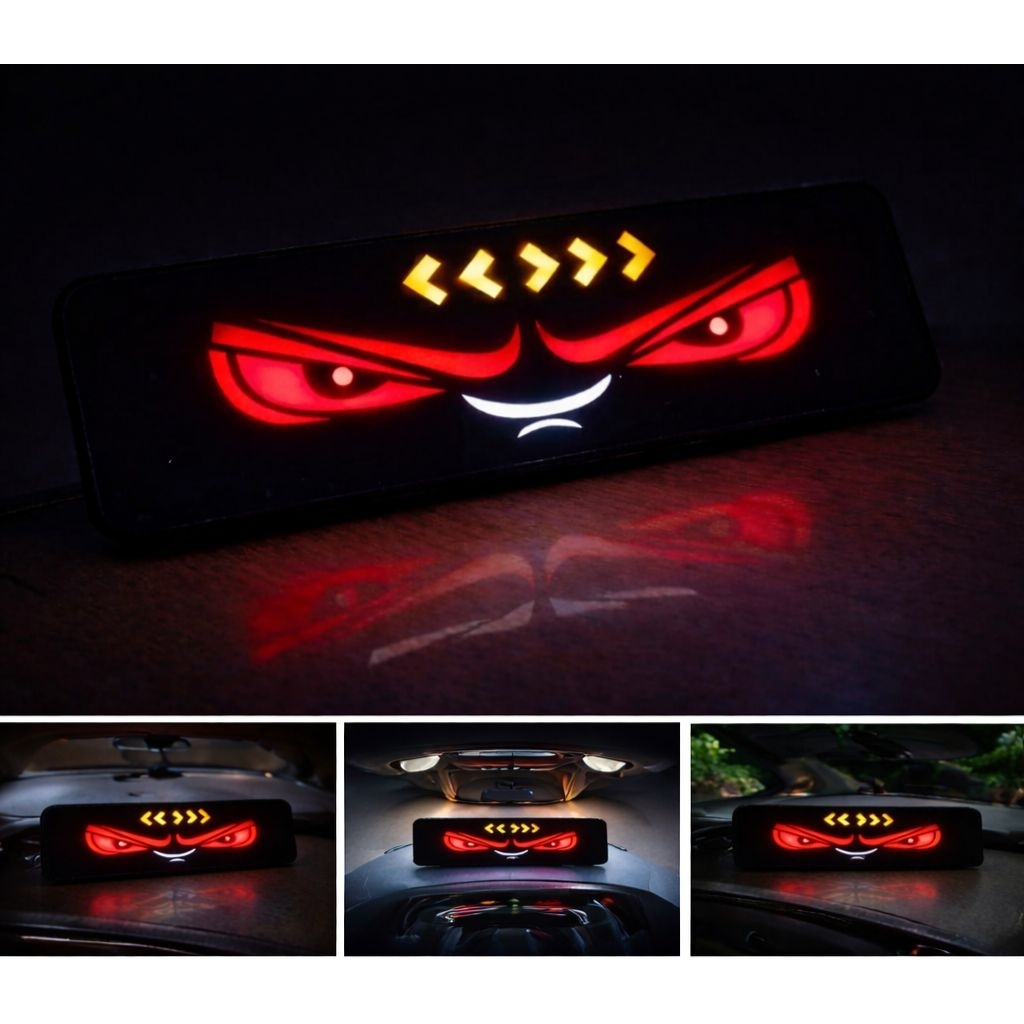 Lampu rem  belakang ,stop lamp LED Custom Nama Logo NF P10 Variasi Mobil Pickup Tss20