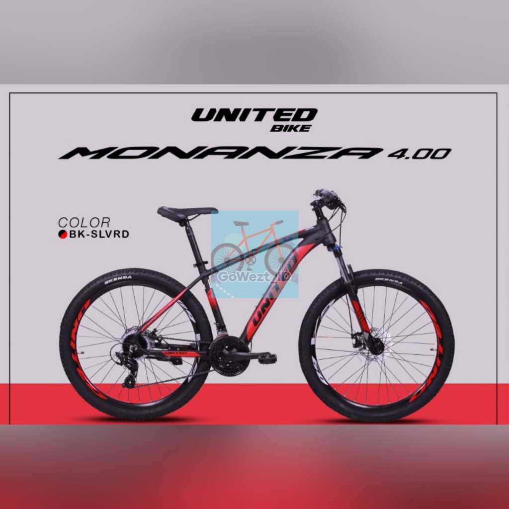Sepeda Gunung MTB Ukuran 27.5 United Monanza 4.00 | High Quality