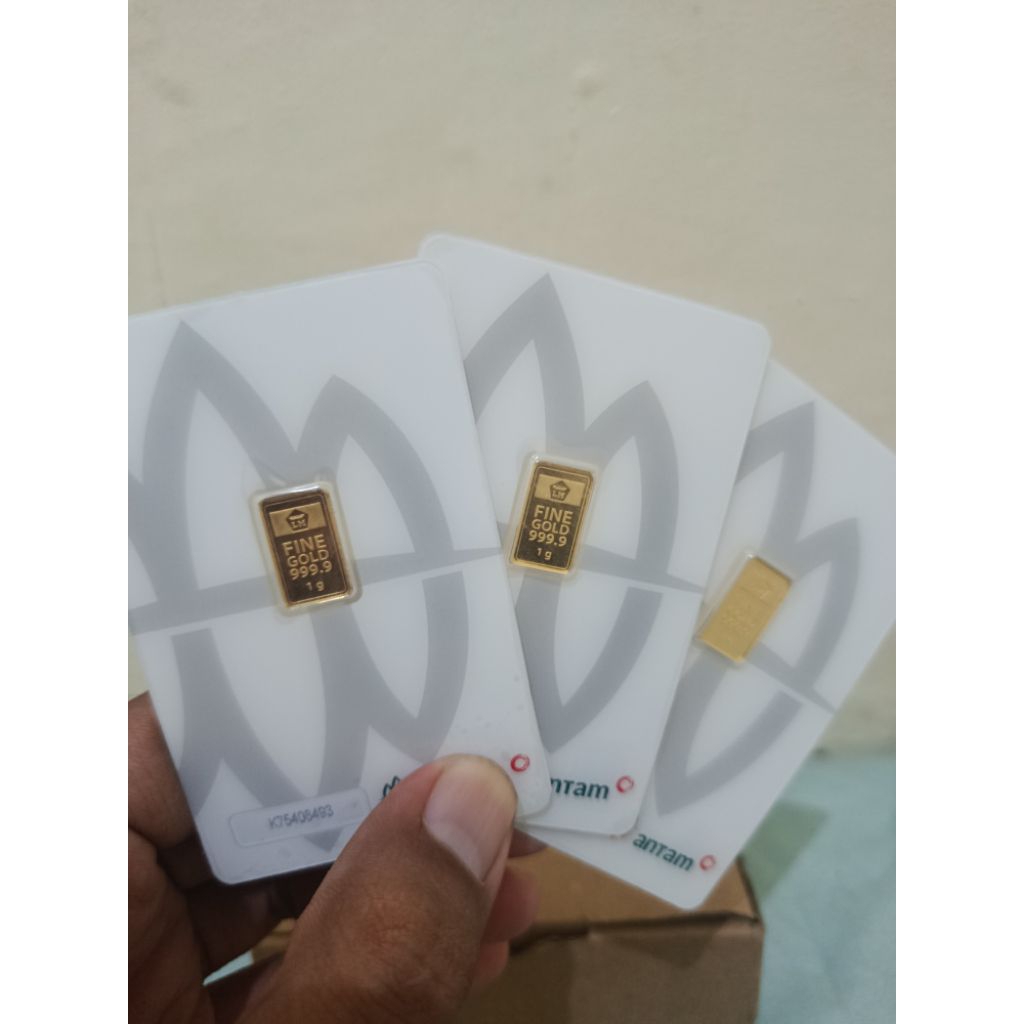 Logam Mulia Emas Antam 1 Gram 999.9 Murni, Kualitas Tinggi