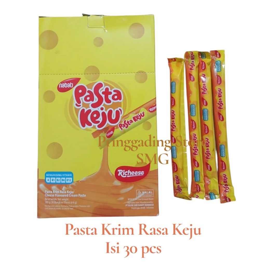 Nabati Pasta Krim Cokelat - Krim Keju 1 Box @30pcs