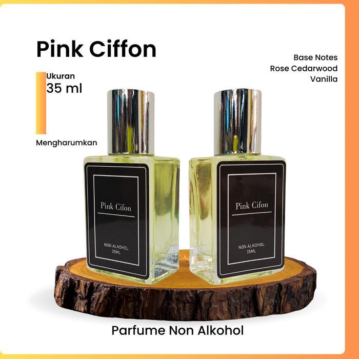 Parfum Pink Chiffon Minyak Wangi Non Alkohol Spray Perfume