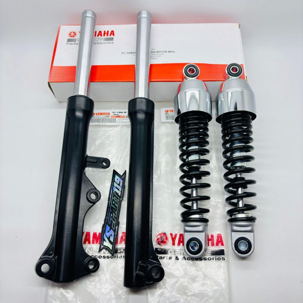 As Shock Depan Tabung + Shockbreaker Belakang Jupiter Z1 Jupiter Z New Jupiter Robot 1DY