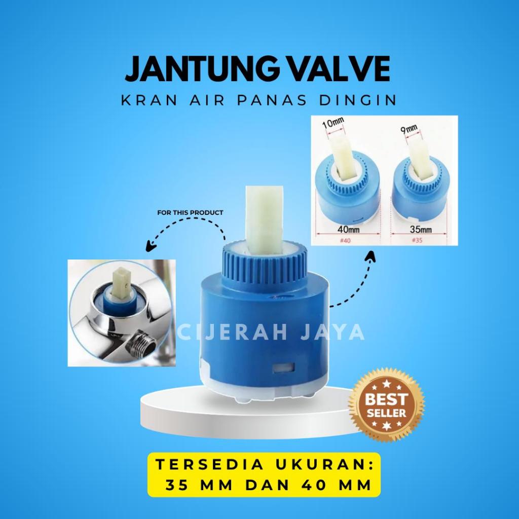 SPARE PART KRAN AIR / JANTUNG KERAN KRAN AIR PANAS DINGIN 35MM/40MM / JANTUNG KRAN WASTAFEL KITCHEN 