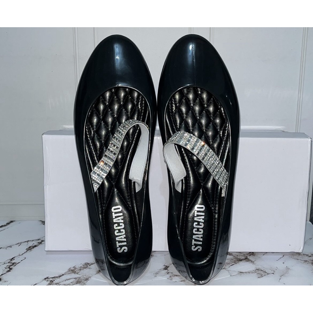 Staccato Jelly shoes all black