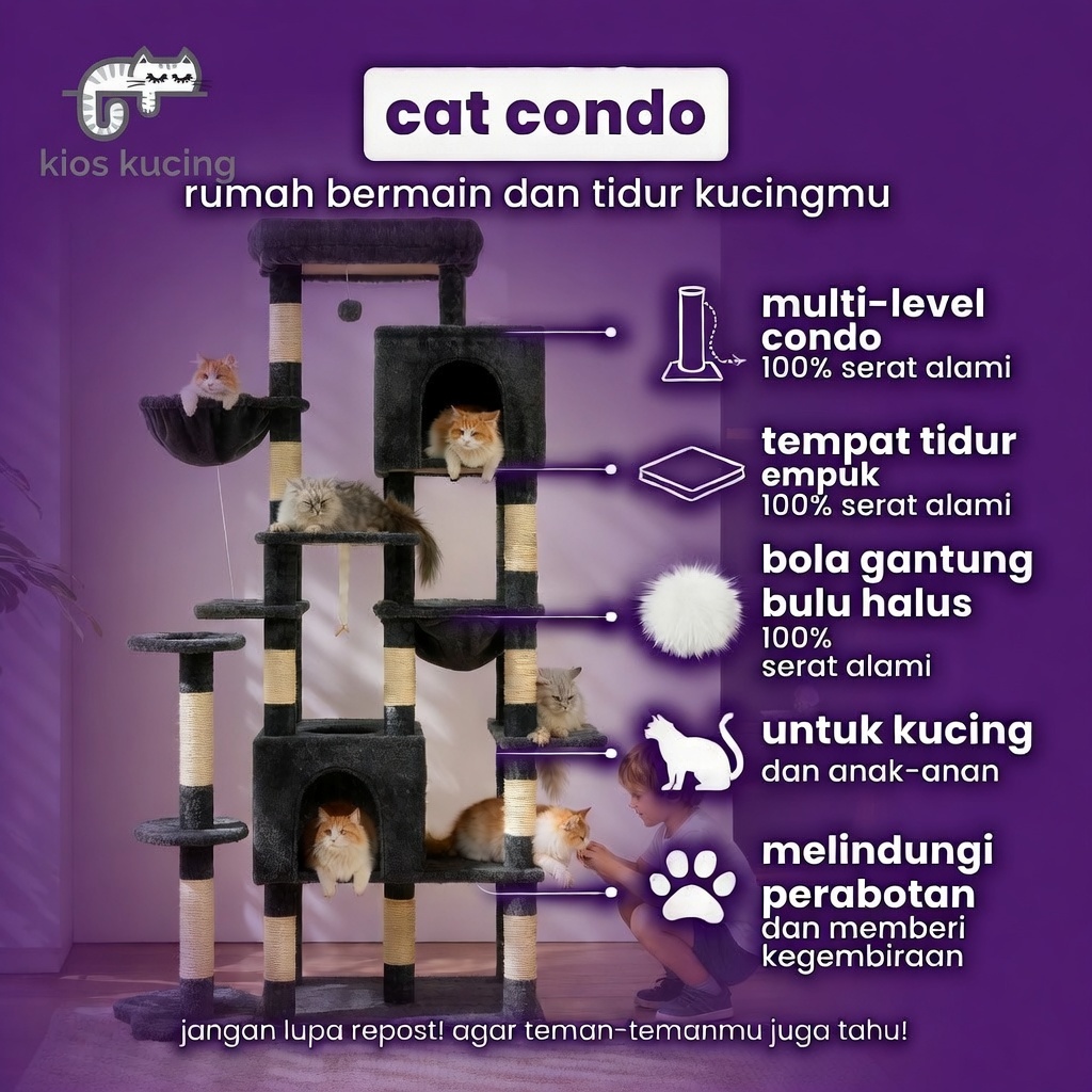 CAT CONDO / CAT HOUSE / CAT TOWER / CAT TREE