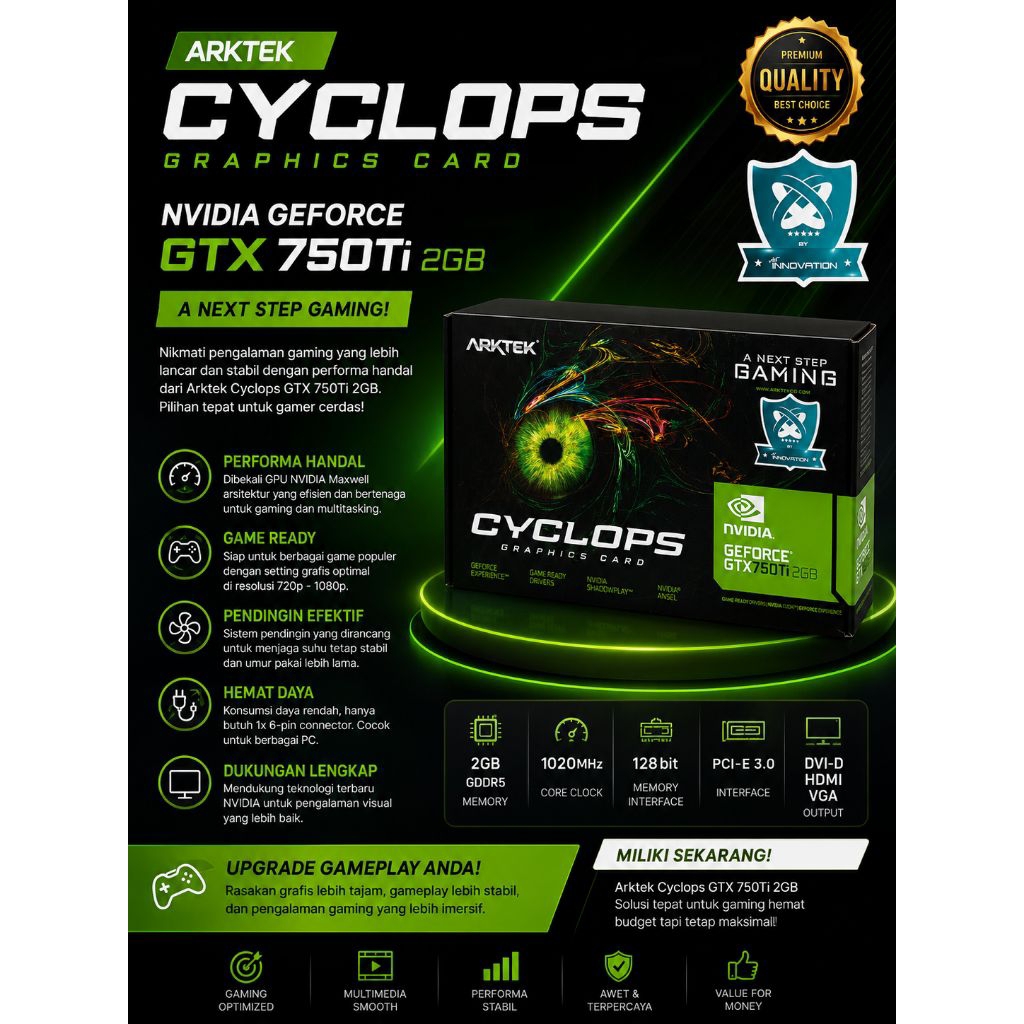VGA GTX 750TI 2GB