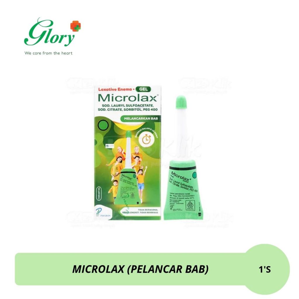 Microlax Gel Pelancar BAB atau Sembelit, Untuk Bayi, Anak, Dewasa, Isi 1 Tube