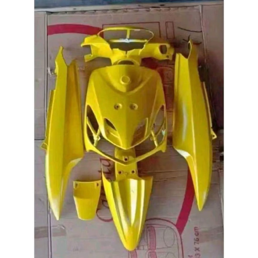 cover body full halus motor mio smile warna kuning