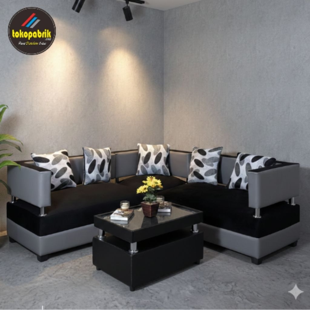 Sofa jasmine L sudut sofa jasmine 221 sofa tamu sofa minimalis sofa l  sofa murah