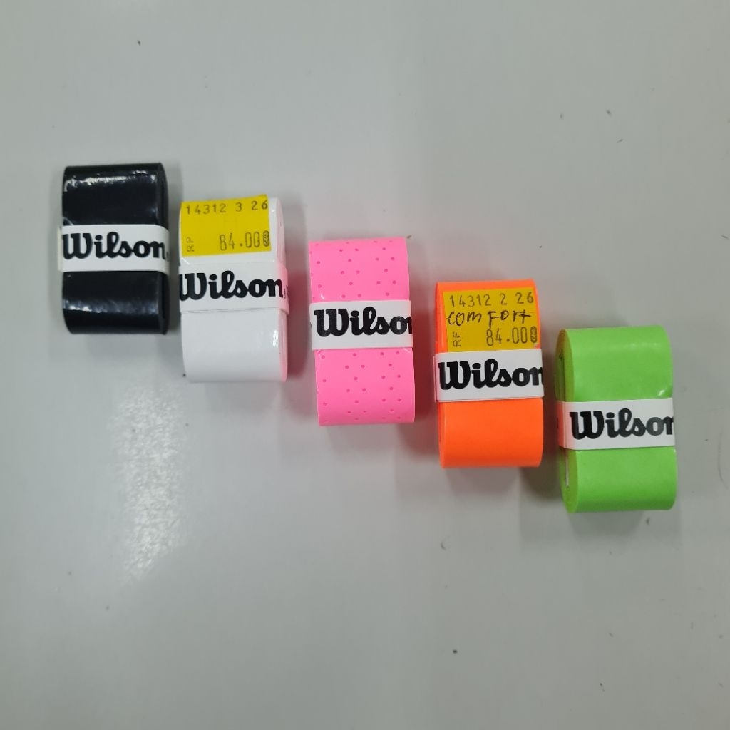 Grip Raket Wilson Pro Comfort Overgrip Original Satuan Pegangan Racket Reket Tenis Tennis Badminton 