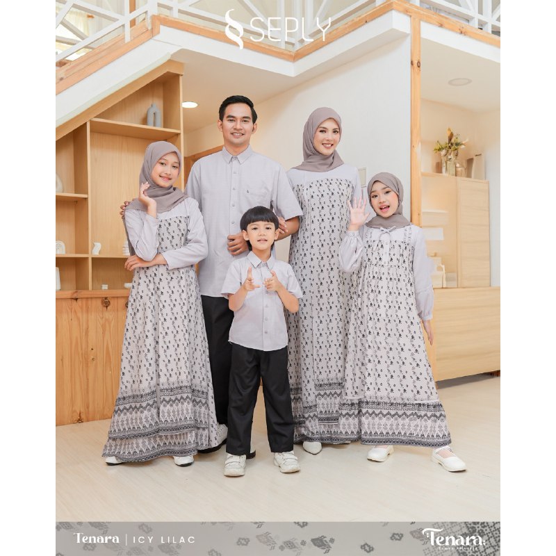 SARIMBIT SEPLY TENARA ICY LILAC COUPLE KELUARGA