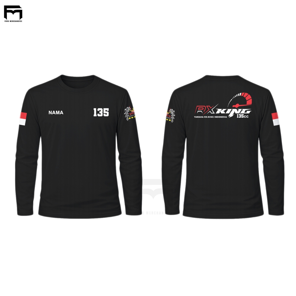 Kaos Yrki Rx King Lengan Panjang Custom Nama