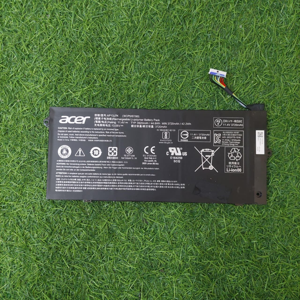 BATERAI LAPTOP BEKAS ACER CHROMEBOOK C733 SERIES N18Q5 AP13J7K