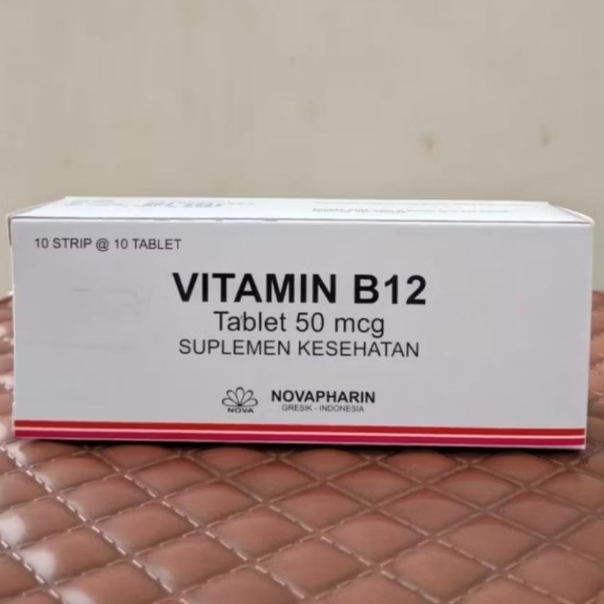 Food Suplemen Vitamin B12 50 mcg @100