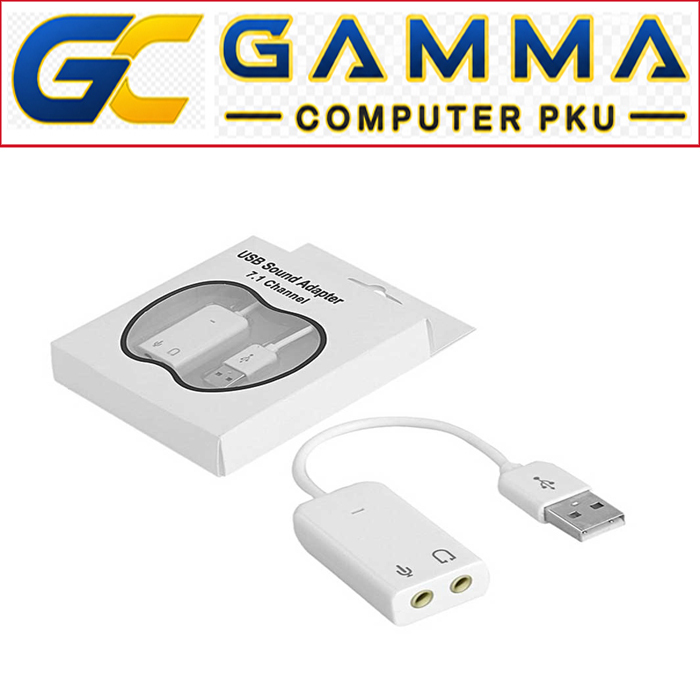 KABEL USB SOUND CARD ADAPTER 7.1 CHANNEL / CONVERTER USB SOUND TO AUX FEMALE