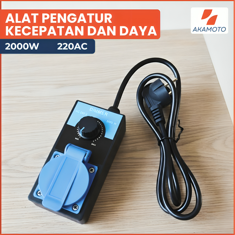 Dimmer Speed Control 2000W Pengatur Kecepatan Gerinda Dimmer Gerinda 2000 Watt AC 220V