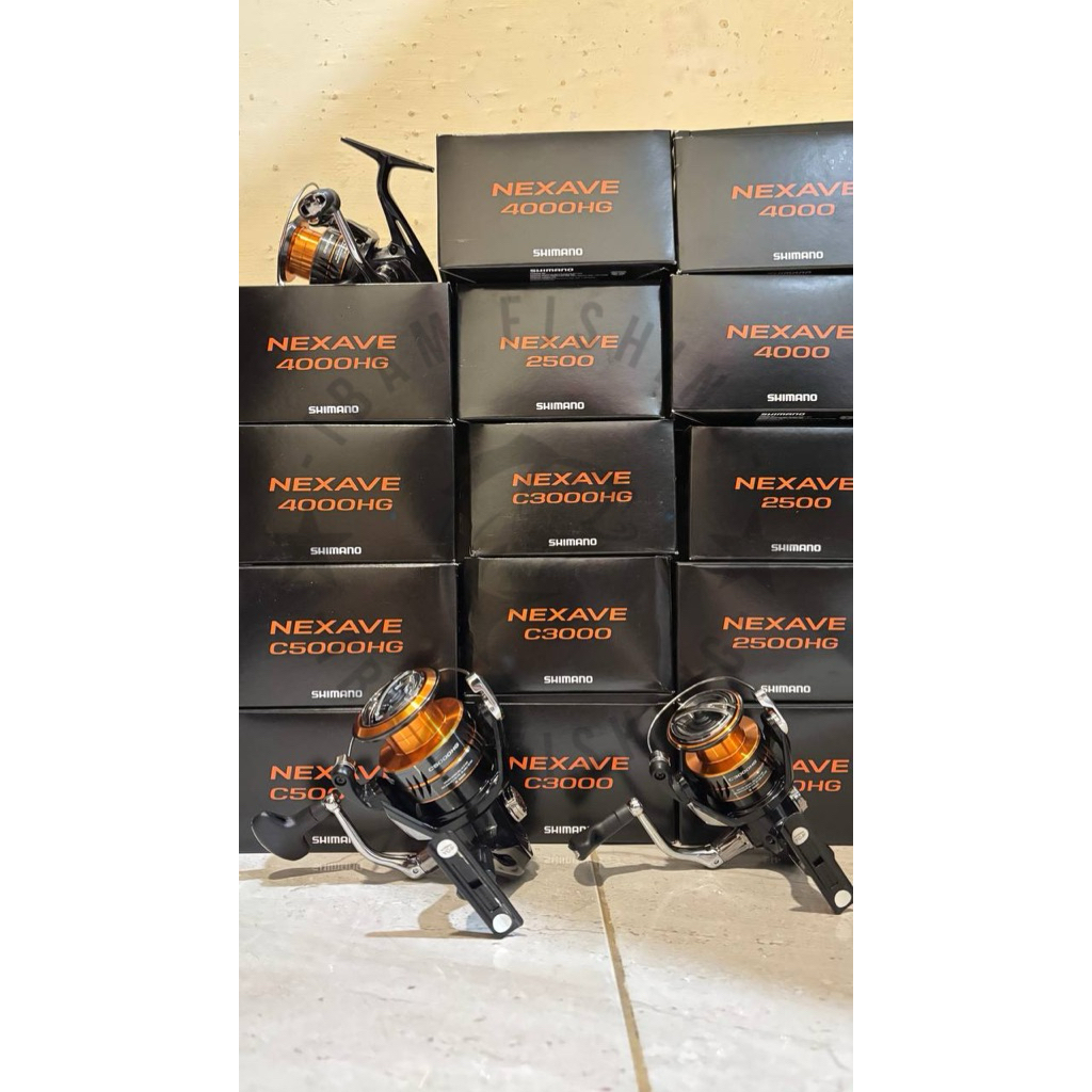 Reel Shimano NEXAVE 2026 2500 s/d 5000 | GARANSI RESMI SHIMANO 1 TAHUN