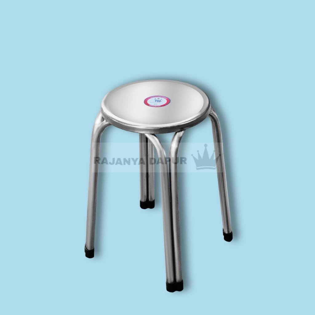 Kursi stainless steel - kursi stainless steel - bangku stainless steel TINGGI 47 - kursi depot - kur