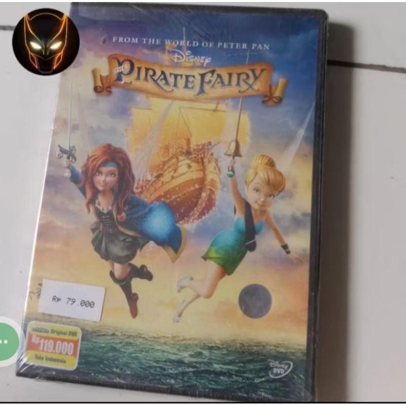DVD ORIGINAL Animasi PIRATE FAIRY DISNEY Teks INDONESIA SEGEL
