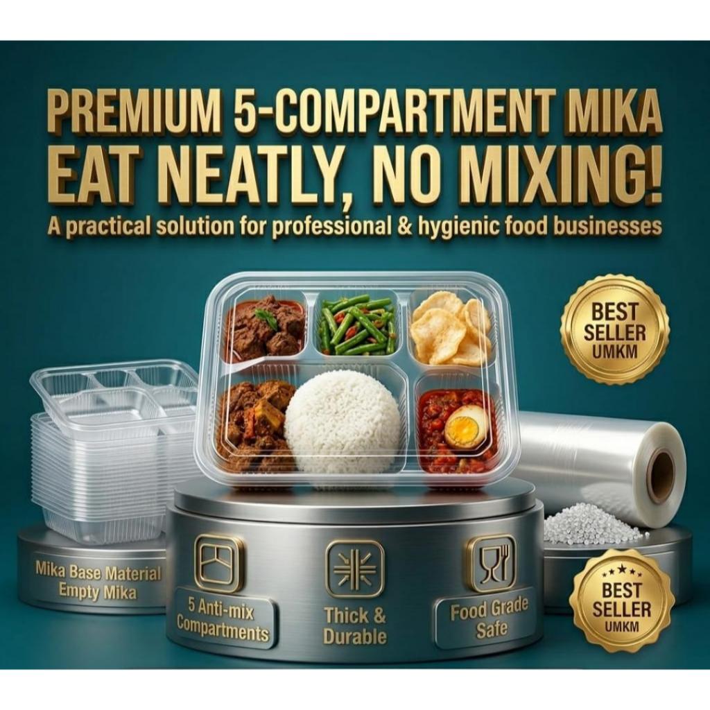 Thinwall pp oxium sekat 5 /ECORASA//50PCS