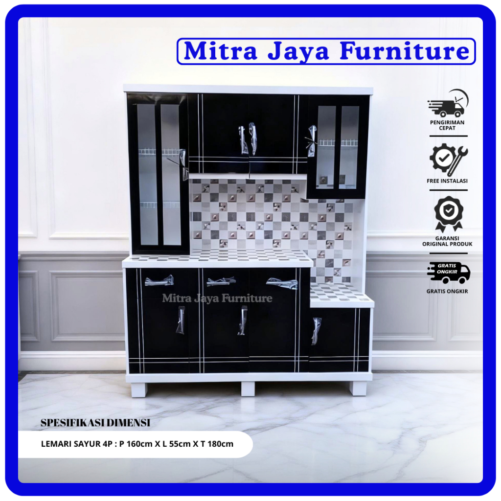 LEMARI SAYUR 4PINTU