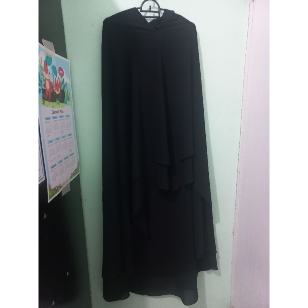 preloved khimar 2 layer bazia x bibu