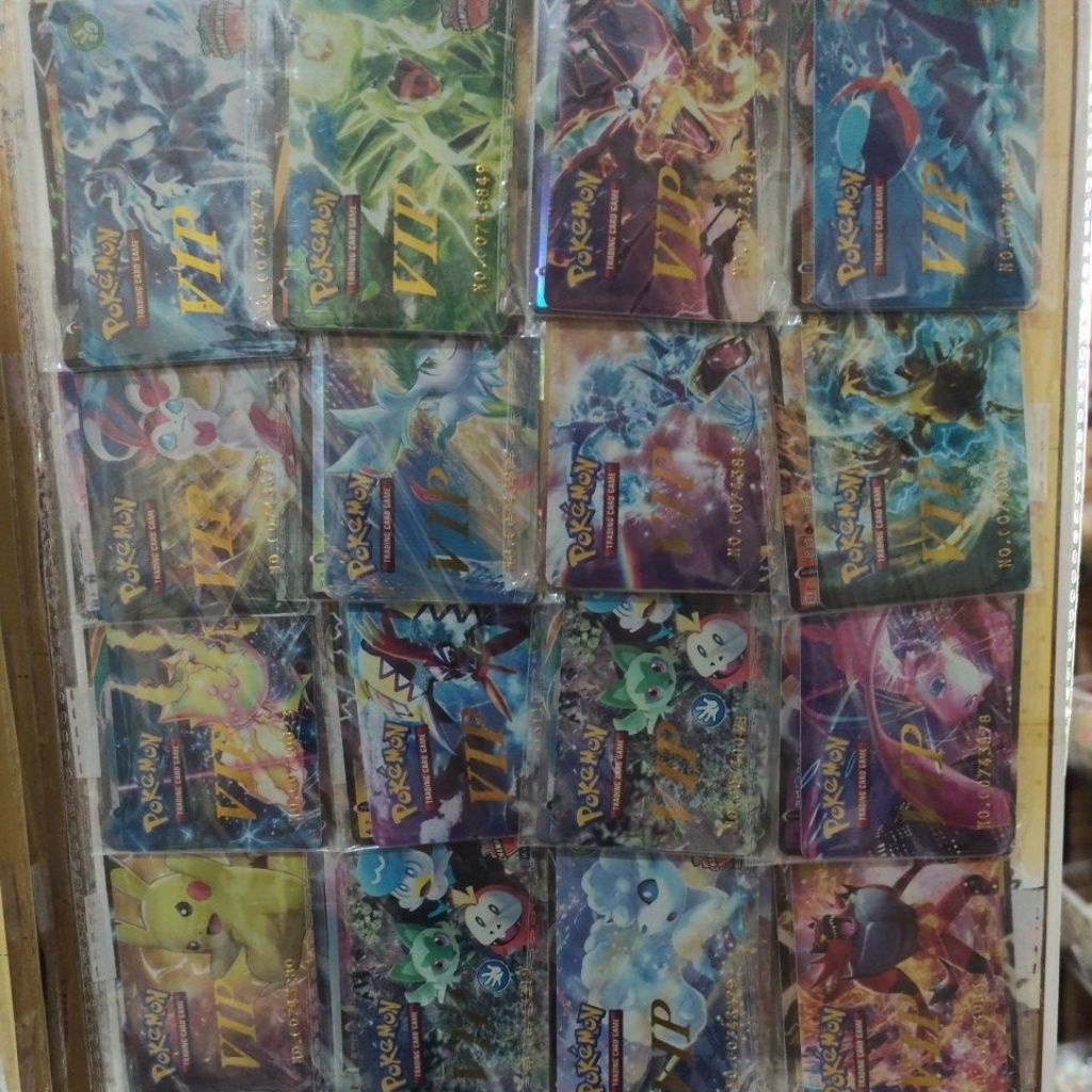 20pcs mainan kartu pokemon VIP MF037-060