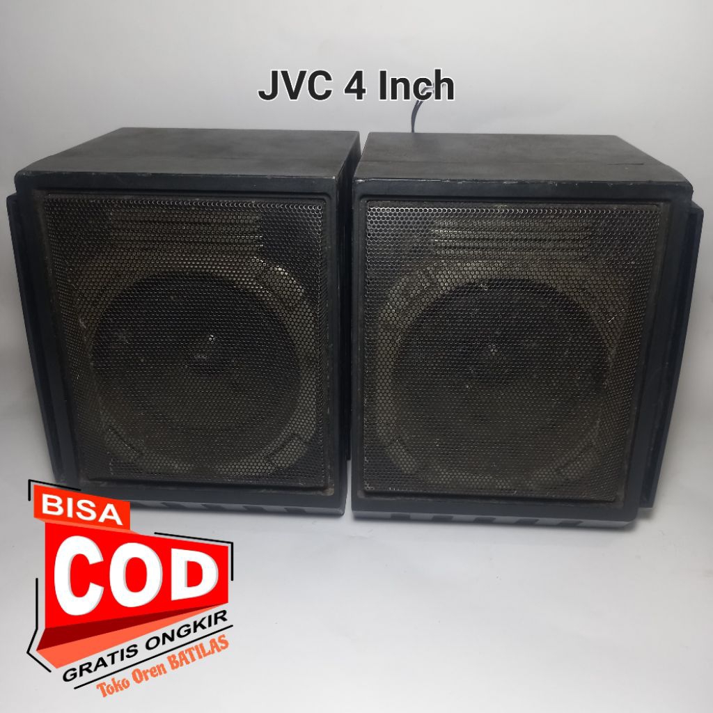 Sepasang Speaker pasif JVC bekas compo tanpa head power ampli