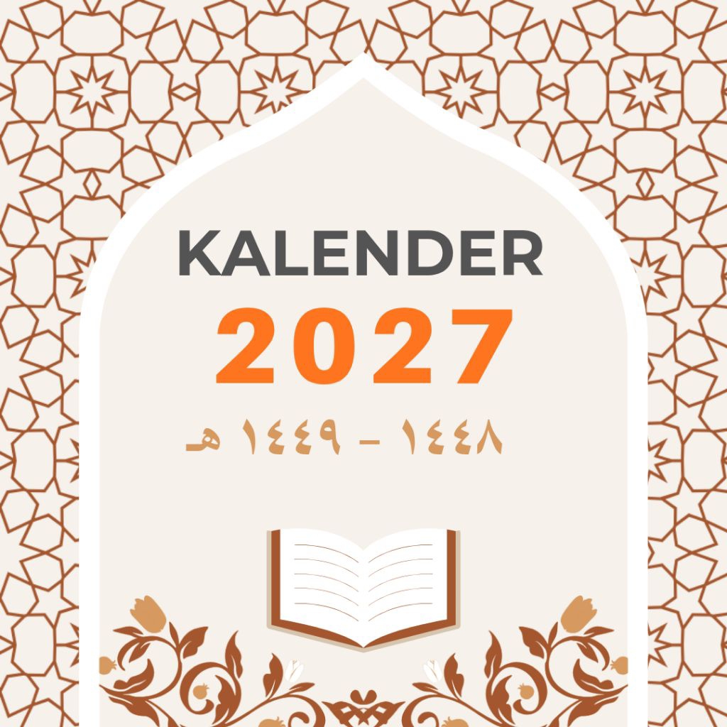Kalender 2027 Custom Islami Kalender Dinding