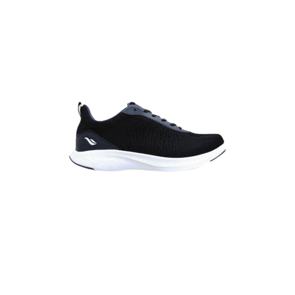 DESLE PHOENIX HITAM/PUTIH -  Sepatu Running Lari Sport Pria/Wanita Dewasa