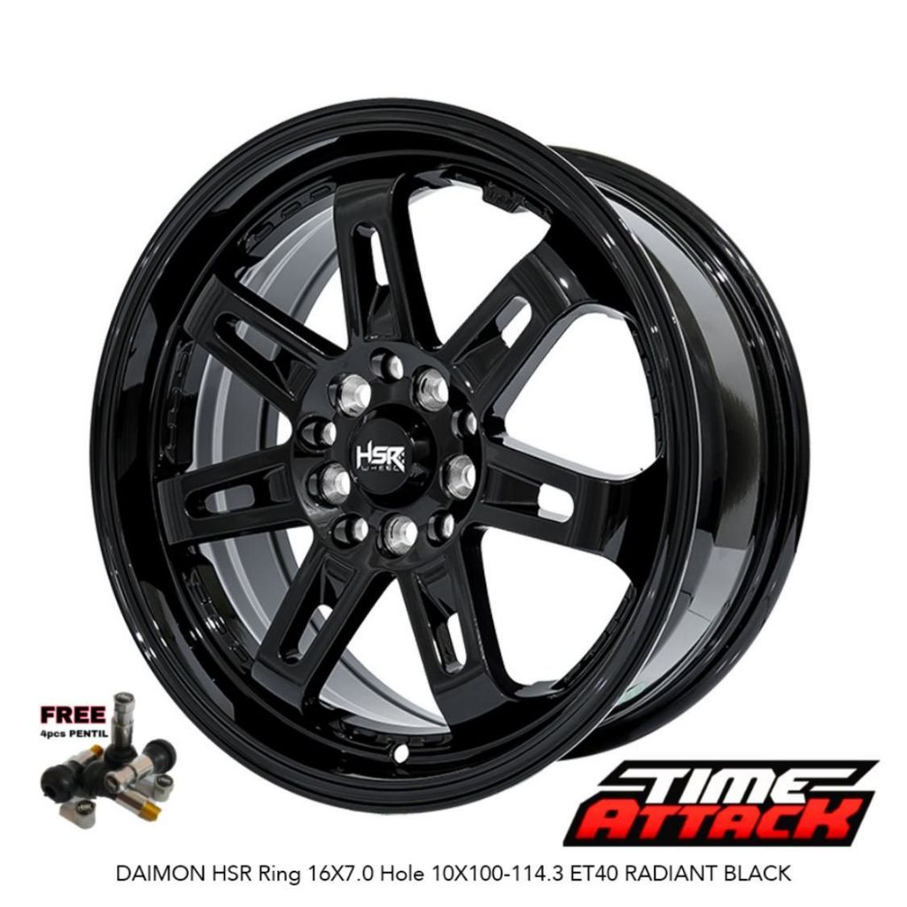 Velg Mobil Xpander R16 HSR Wheel Daimon Velg HSR Ring 16 PCD 5X100 / 5X114,3