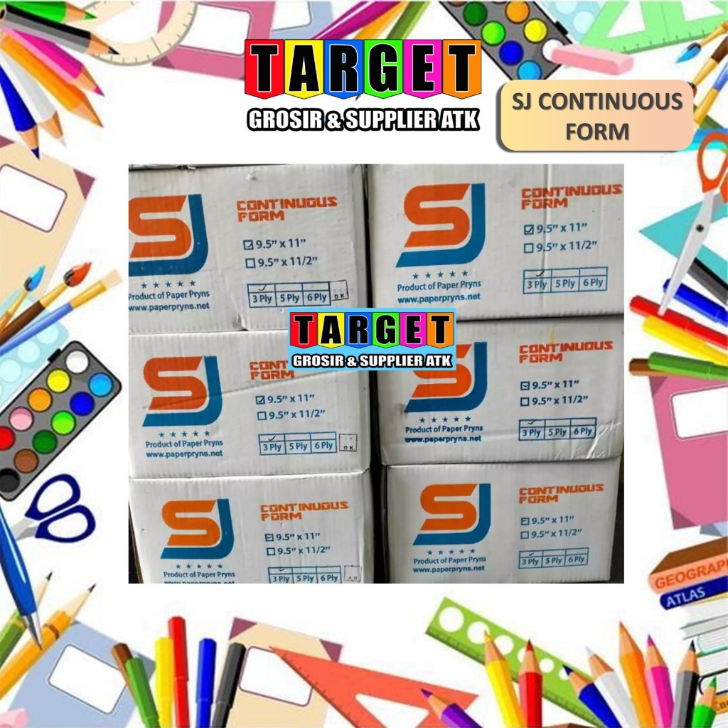 KERTAS COUNTINOUS FORM 1PLY 2PLY 3PLY 4PLY 5PLY