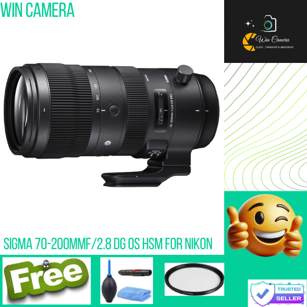 Lensa Sigma 70-200mmF/2.8 DG OS HSM for Nikon / sigma 70-200mm for nikon