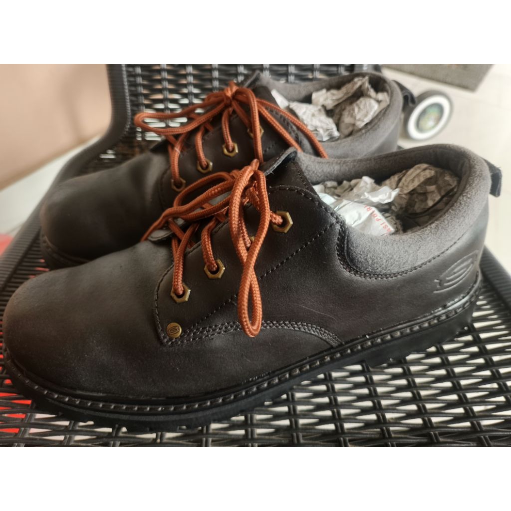 Sepatu Second Skechers boot kulit size 45 insol 29