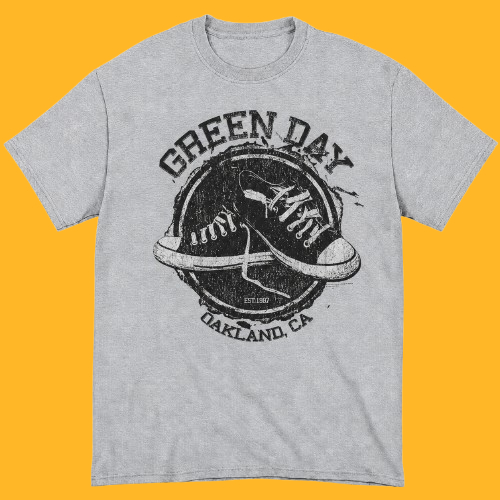 Kaos Band GREEN DAY Converse Vintage Retro - T-Shirt Reguler & Boxy Unisex Baju band Merchandise