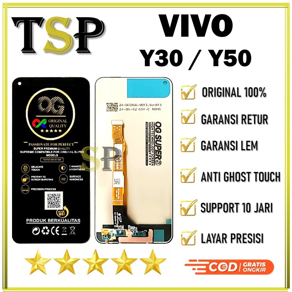 LCD TOUCHSCREEN VIVO Y30 / Y50 ORIGINAL HIGH QUALITY