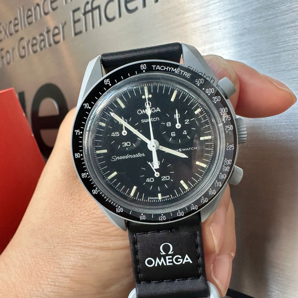 100%Original MISSION TO Moon BIOCERAMIC Model Gabungan MOON SWTCH Jam Tangan Pria Wanita Watch SO33A