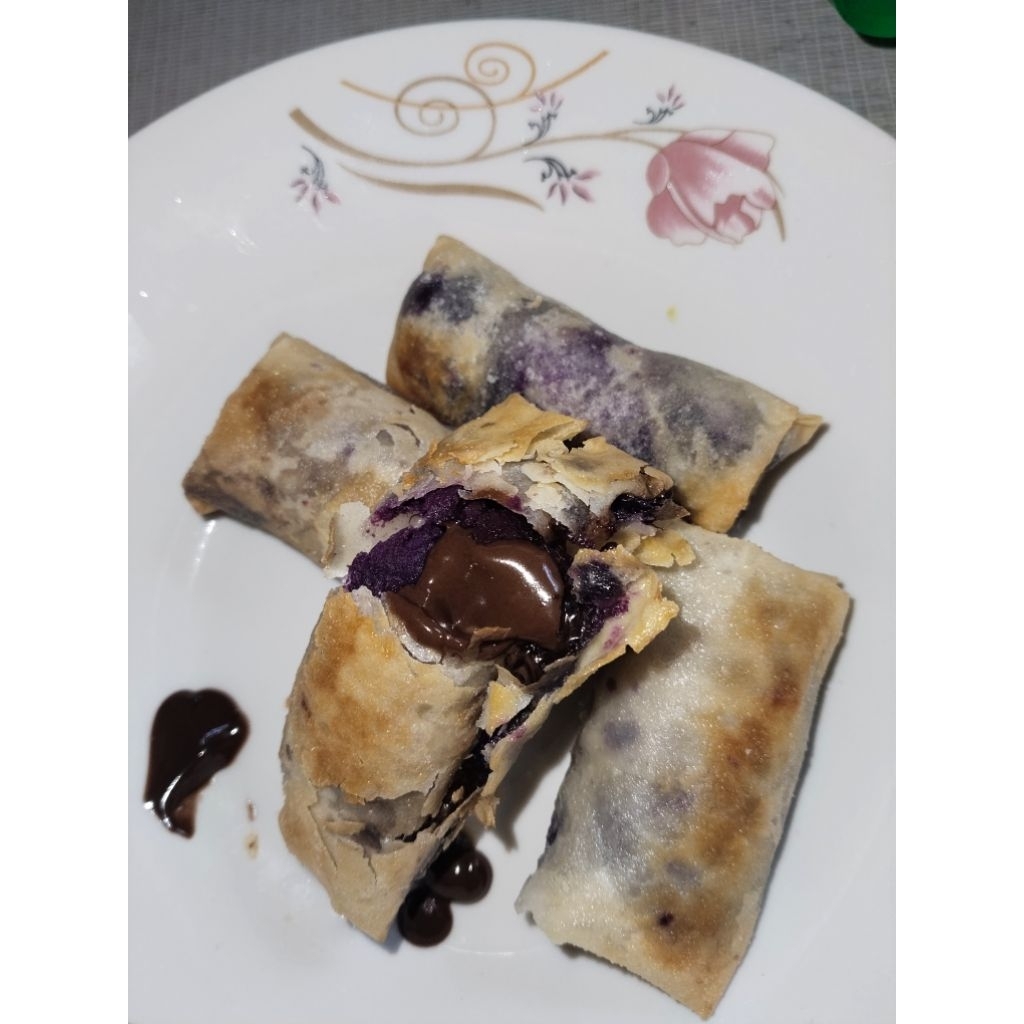 Ubi Ungu Coklat Lumer (goreng)