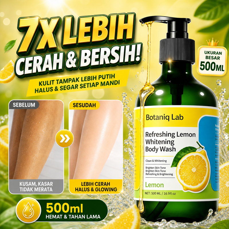Sabun Pemutih Badan Lemon Pencerah Kulit Kusam Dan Belang Membersihkan Daki Membantu Menghaluskan Ku