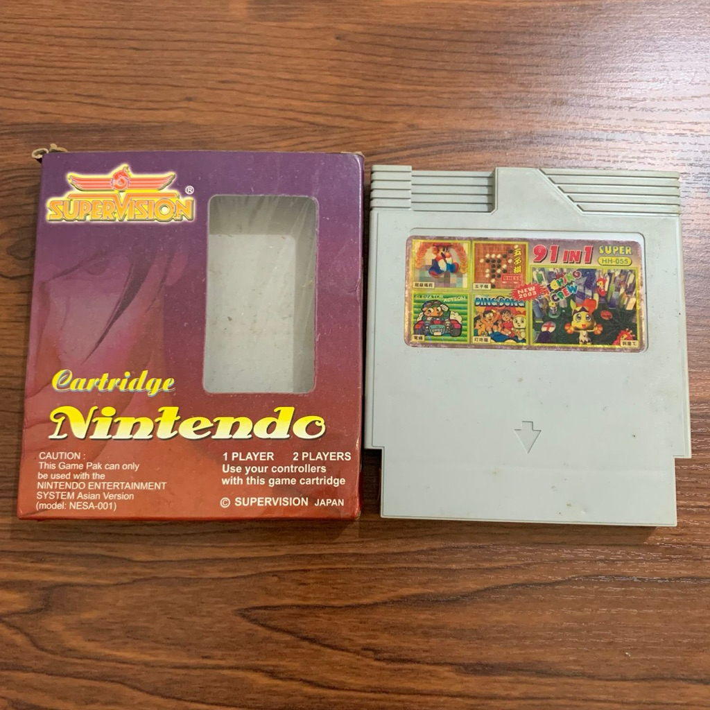 Cartridge Kaset Nintendo Console Game Jadul