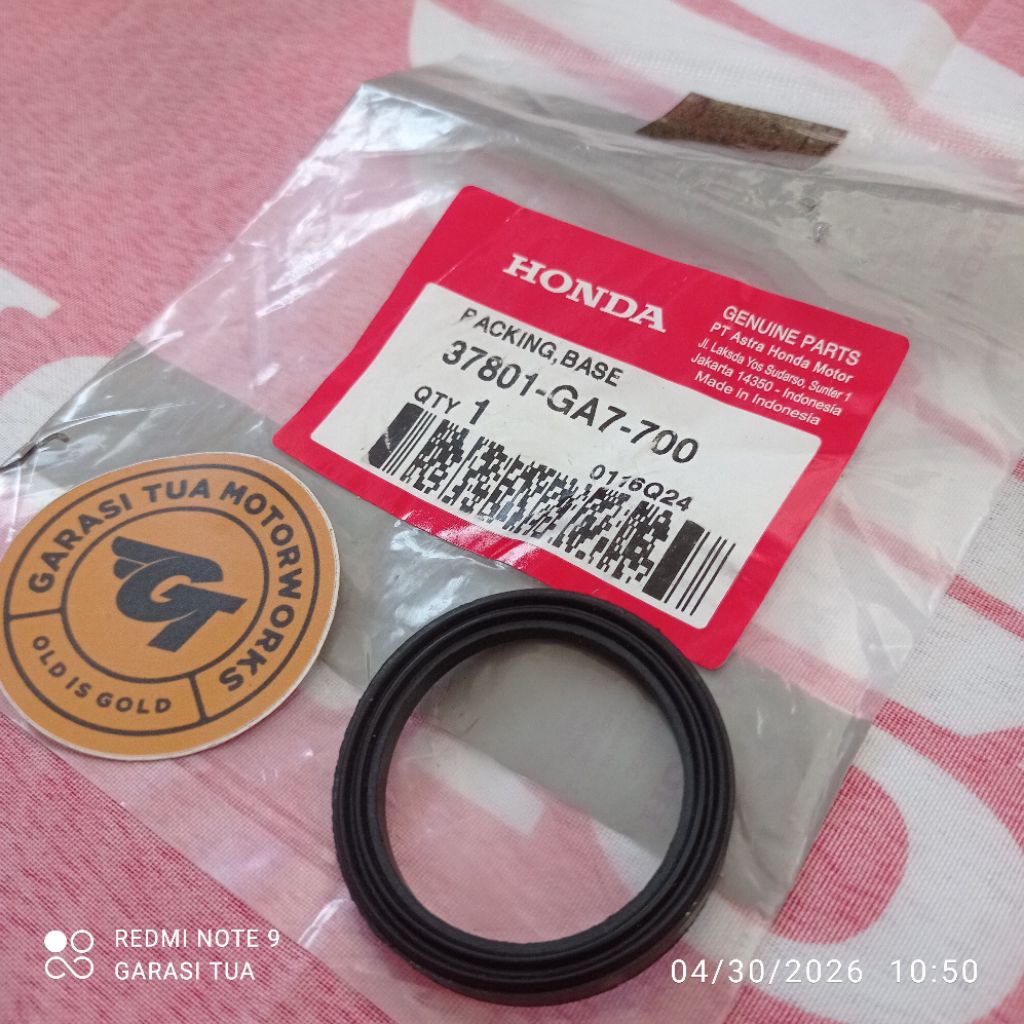 37801 GA7 700 Packing Base Seal Sil Packing Paking Pelampung Bensin Kirana 125 Karisma 125 D X Supra