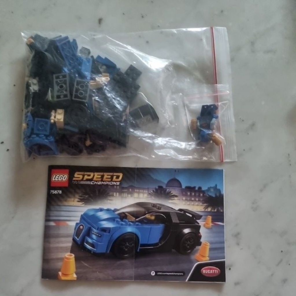 preloved Lego 75878: speed champion Buggati
